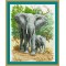 GZ131 OEM paintboy elephant 2.5mm round diamond painting for wedding decor