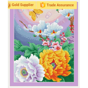 Gz143 neue produkte frischen blumen 2.5mm diy diamant Vogel lackfarben