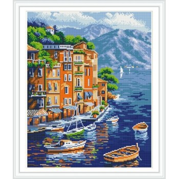 GZ225 wall art seascape handcrafts diamond painting with numbers