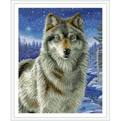 gz234 Wolf leinwand diamant malerei für hoem dekor