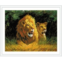 GZ233 canvs lion diy cristal diamond painting by numbers with wooden frame