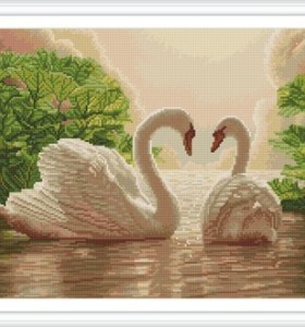 GZ246 swan diy diamond painting for home decor