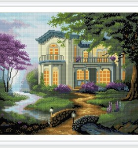 GZ256 new product resin diamond painting by numbers with wooden frame