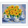 GZ265 wall decoration sunflower 2.5mm round diamond painting for wholesale