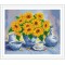 GZ265 wall decoration sunflower 2.5mm round diamond painting for wholesale