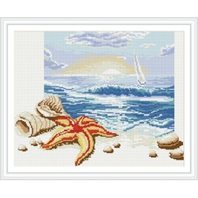gz271 seascape wandkunst abstrakte voller diamanten malerei auf leinwand