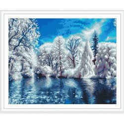 Gz283 Landschaft diamant-stickerei kits für wohnkultur