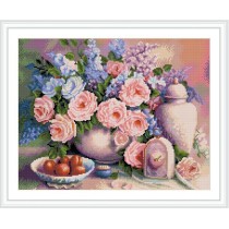 GZ290 hot product resin flower diy diamond painting for home decor