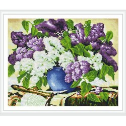 gz294 stillleben blume diamant stickpaketen für wohnkultur