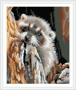 GZ306 animal full pattern diamond painting on stretched canvas