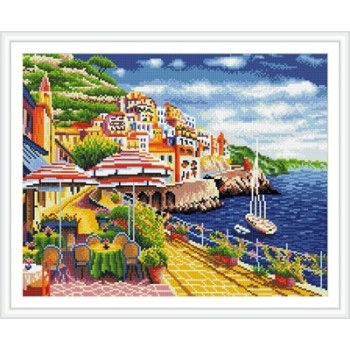 GZ243 landscape stretched canvas diamond painting for home decor