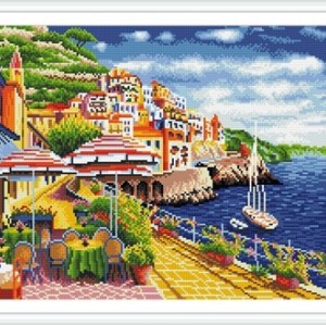 GZ243 landscape stretched canvas diamond painting for home decor
