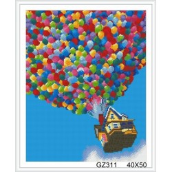 malen Junge harz ballon diy diamant malerei mit holzrahmen gz311