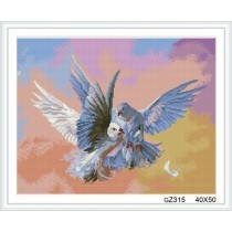 cristal diamond painting with wooden frame xinshixian paint boy brand GZ315