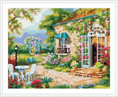 GZ258 landscape diamond embroidery painting on canvas
