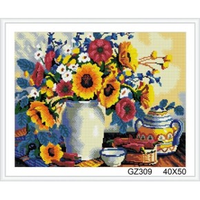 Malen Junge sonnenblumen diamant malerei für wand-dekor gz309