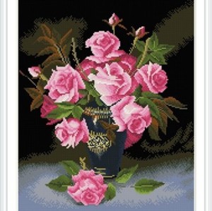 2015 new hot flower paint boy diamond painting for home decor GZ324