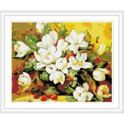 gz285 blume diamant stickpackungen für wohnzimmer dekoration