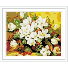 gz285 blume diamant stickpackungen für wohnzimmer dekoration