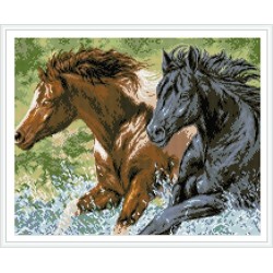 paintboy hot pferd foto handarbeit diamant malerei mit holzrahmen gz343