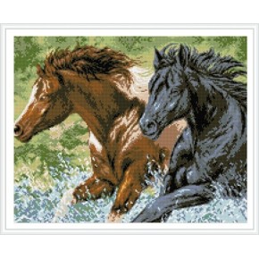 paintboy hot pferd foto handarbeit diamant malerei mit holzrahmen gz343