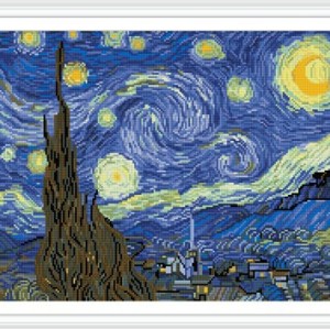 GZ304 abstract Starry Night resin diy diamond painting for wall decor