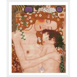 Mujeres desnudas mamá e hijo pintura diamante para la decoración casera GZ352