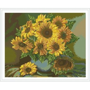 Asstract sonnenblumen diy diamant malerei Stickerei-Kit gz340