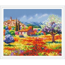 GZ441 new products russian landscape 2.5mm round 5D DIY diamond painting sets wedding decoration