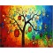 abstract tree square diamond embroidery kits for living room decor GZ373