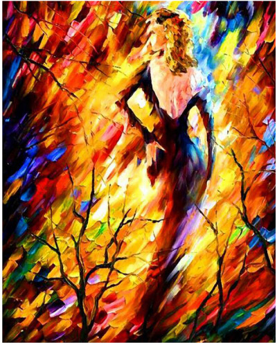 GZ376 abstract diamond painting for wall art decor