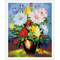 GZ389 handcrafts modern flower diy crystal diamond painting for home decor