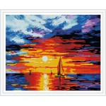 GZ393 sunset diy crystal diamond painting for wholesale