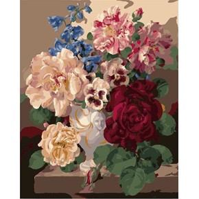 malen nach zahlen für den großhandel rote blume Bild kunst malerei gesetzt gx7055 kunst lieferanten