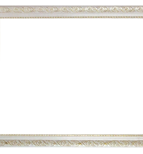Buena calidad ZP005 + venta al por mayor madera blanca marco de fotos para la pintura al óleo