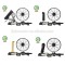 JIABO JB-92C e-bike electric bicycle motor wheel kit