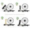 JB-92C 36v 350w battery electric rear wheel bicycle and bike motor conversion kit