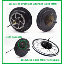 JB-205/35 Superpower Brushless DC 1kw E-bike Rear Hub Motor