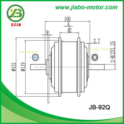 JB-92Q 48V 350W front e-bike wheel hub motor
