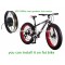 JB-205/55 1500 Watt Rear Fat Tire Electric Bike Hub Motor Kit For Beach Bike