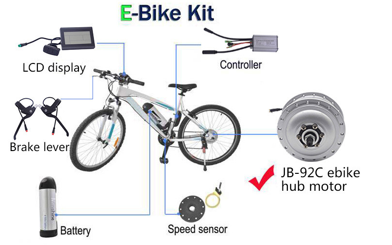 electric bicycle rear hub motor
