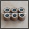 6pcs Roller Weights Performance Variator Set for GY6 125cc Scooters 7.5g Light brown