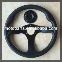 350mm leather 3x leather Steering Wheel