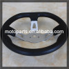 high quality leather 270mm 3 hole steering wheel