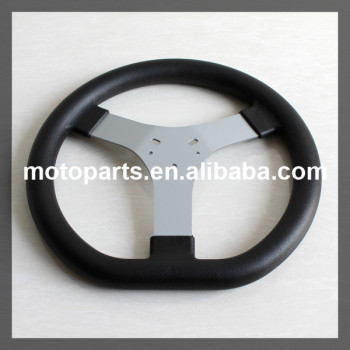 320MM 3 hole A type kart racing rubber steering wheel