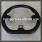 10.8 inch Corn Suede Leather wrap Drifting Steering Wheel for buggy