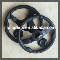350mm Sport Rally/racing Car Suede/PVC/LeatherSteering Wheel