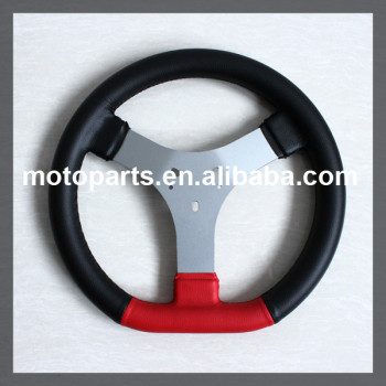 320MM 3 hole B type electric kart racing rubber steering wheel