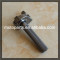 Factory direct sell customized motorcycle grip handle, electric bike aluminium alloy 19cm silver grip handle