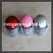 Silver/Pink/Red Open Face safety Helmet